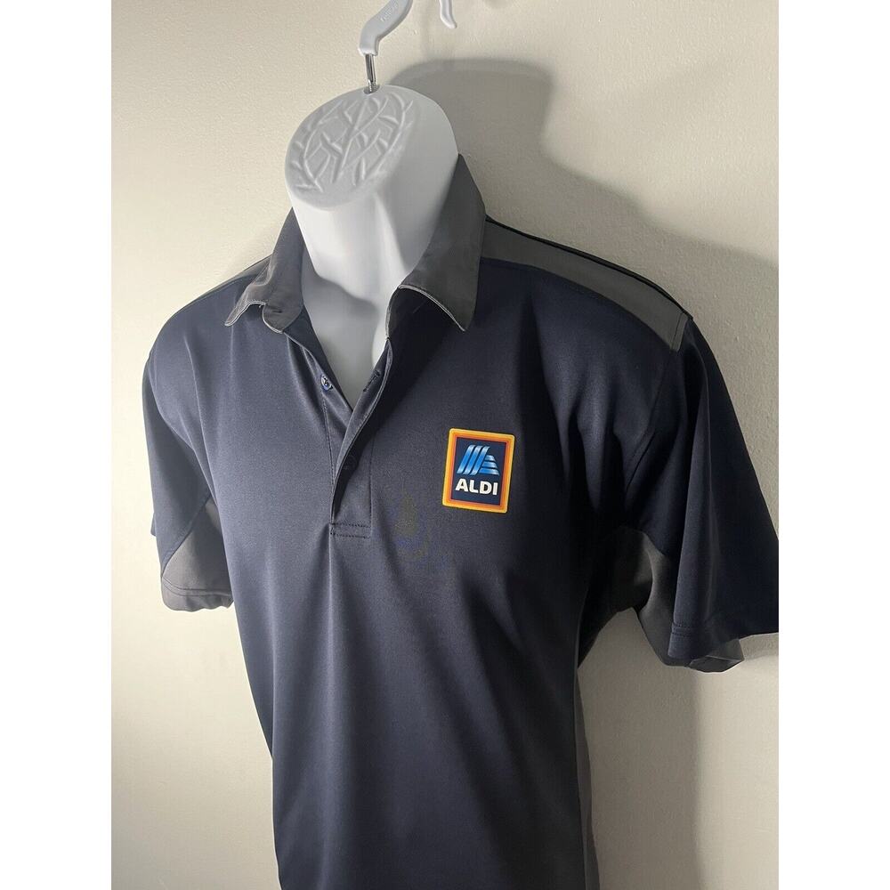 Aldi Employee Polo Shirt Size Medium Short Sleeve Breathable